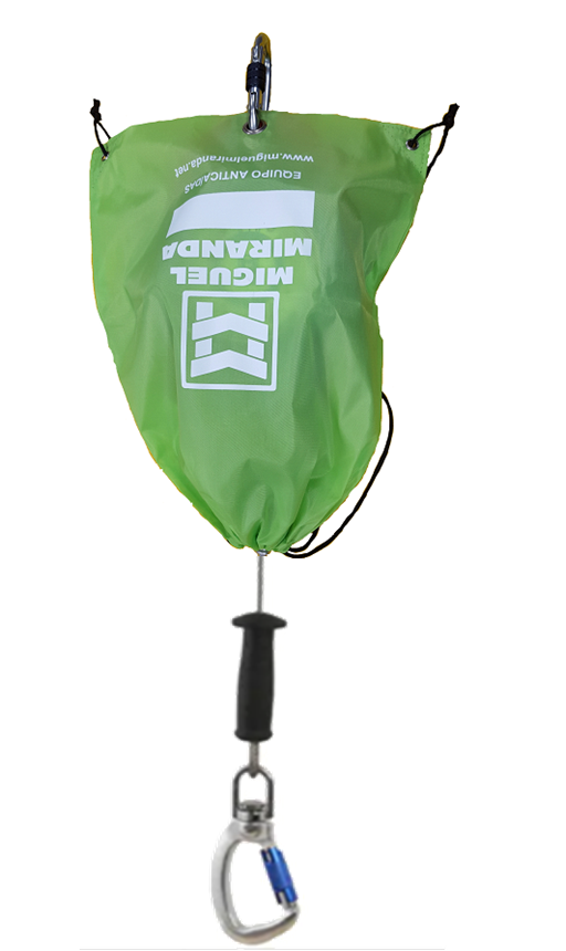 Anticaídas retráctil de cable de acero inoxidable Mira C