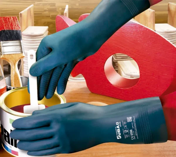 321CB-detalle02.jpg Guantes de neopreno/látex Juba - 321CB GRANDEUR 70