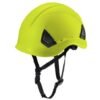 casco-amarillo-fluorescente-con-ventilacion-y-barboquejo CASCO BLANCO CON VENTILACIÓN Y BARBOQUEJO AEL PRO VENT